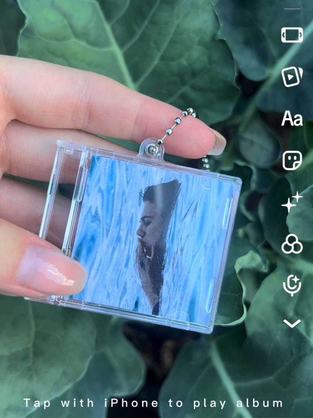 The kid laroi mini cd keychain